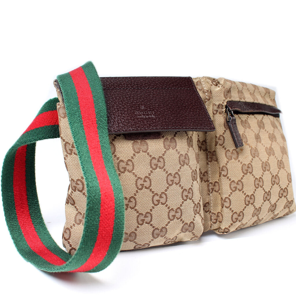 Gucci 28566 Canvas Waist Bag