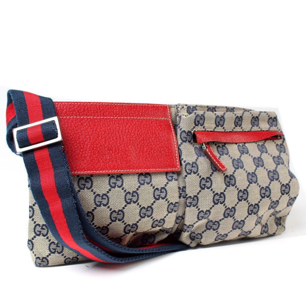 Gucci 28566 Waist Canvas Bag