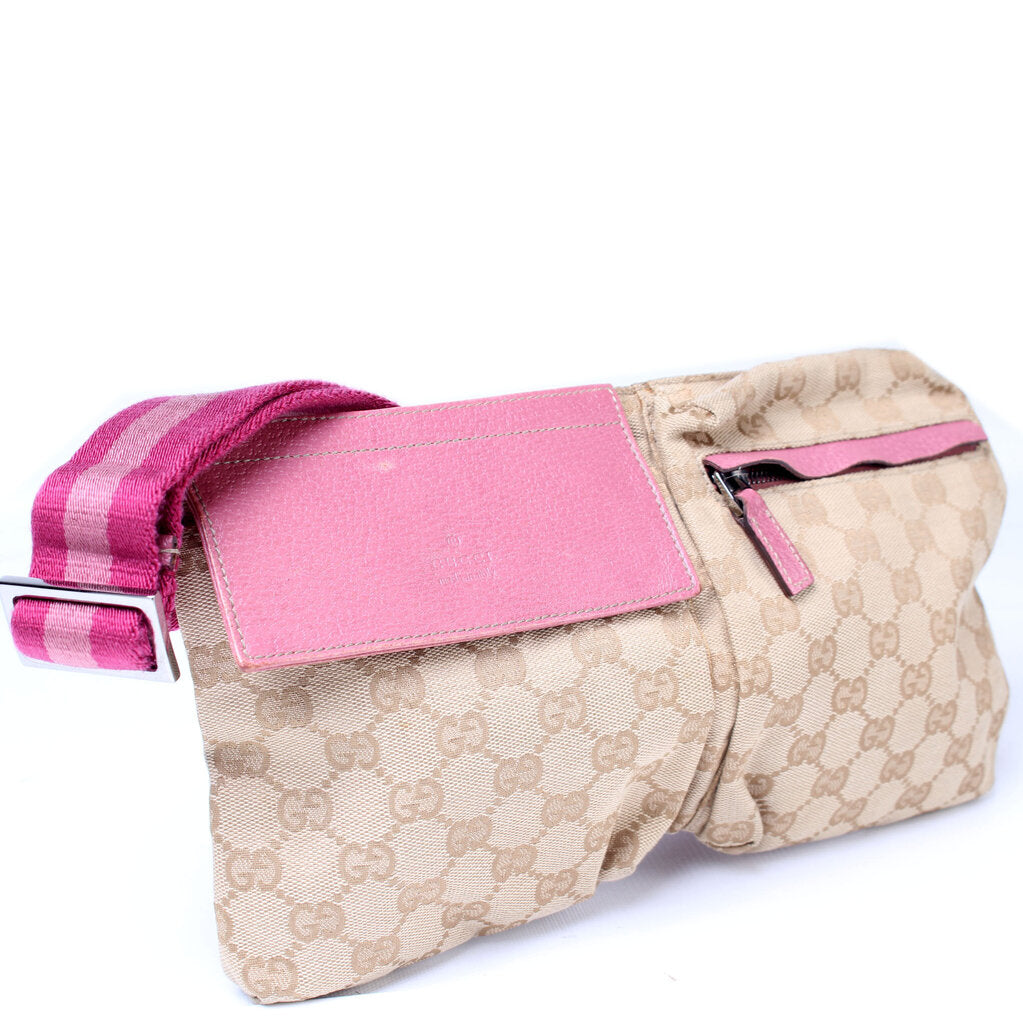 Gucci 28566 Waist Canvas Bag