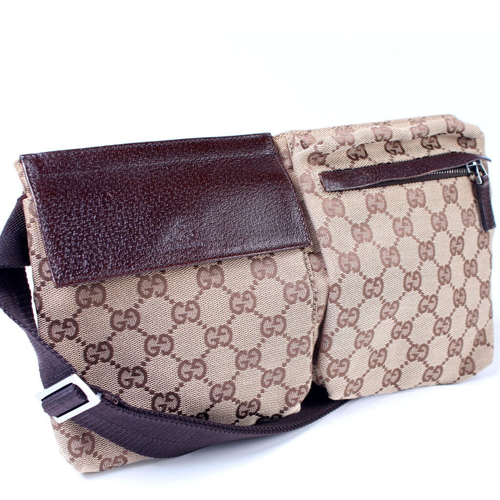 Gucci 28566 Waist Canvas Bag