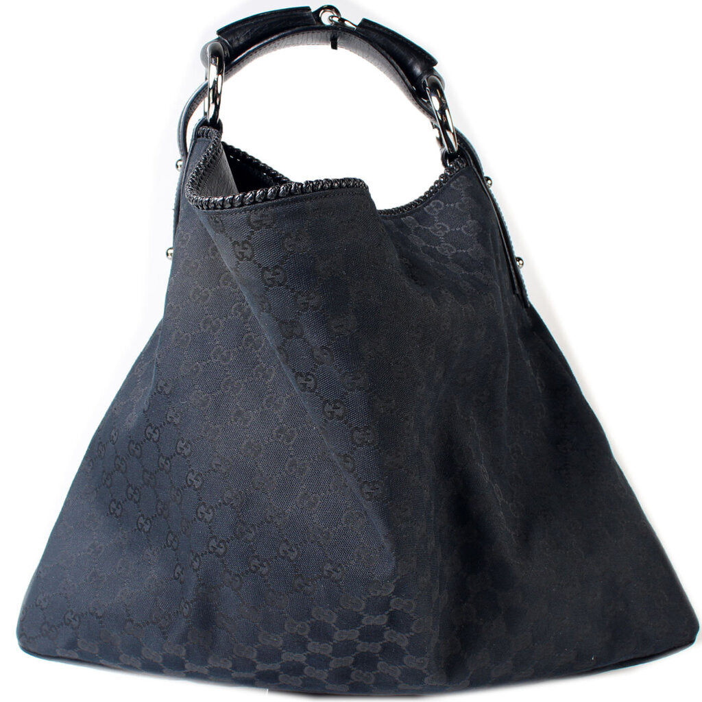 Gucci 114900 Horsebit Hobo Bag