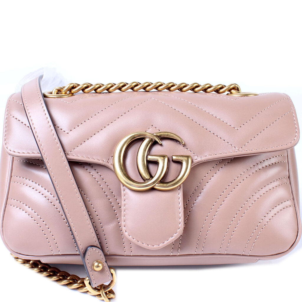 Gucci 446744 Marmont Shoulder Mini Flap Bag