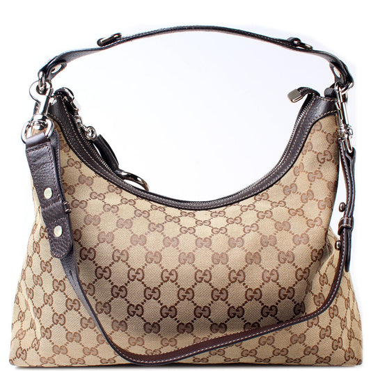 Gucci 232961 GG Canvas Hobo Bag