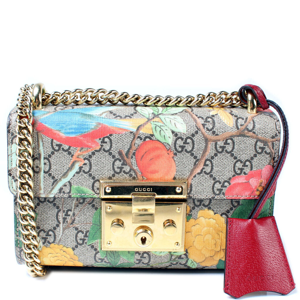 Gucci 409487 Padlock GG Supreme Tian Bag
