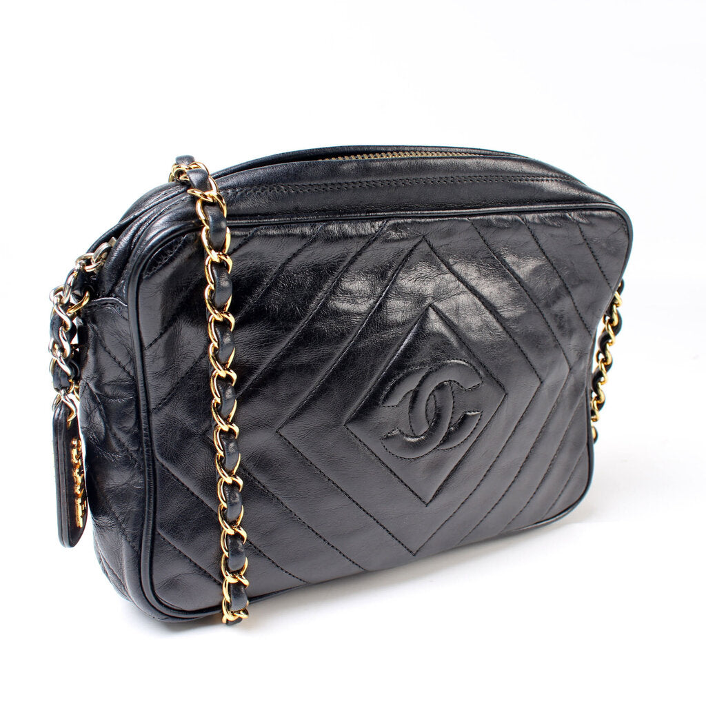 Chanel Quilted Camera Bag