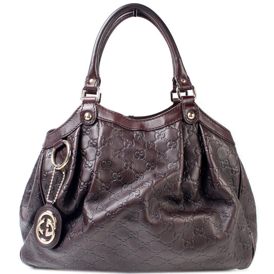 Gucci 211944 Sukey Brown Bag