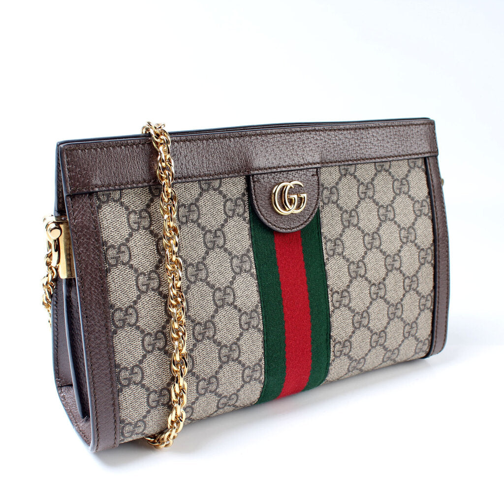 Gucci 503877 GG Supreme Ophidia Small Chain Bag