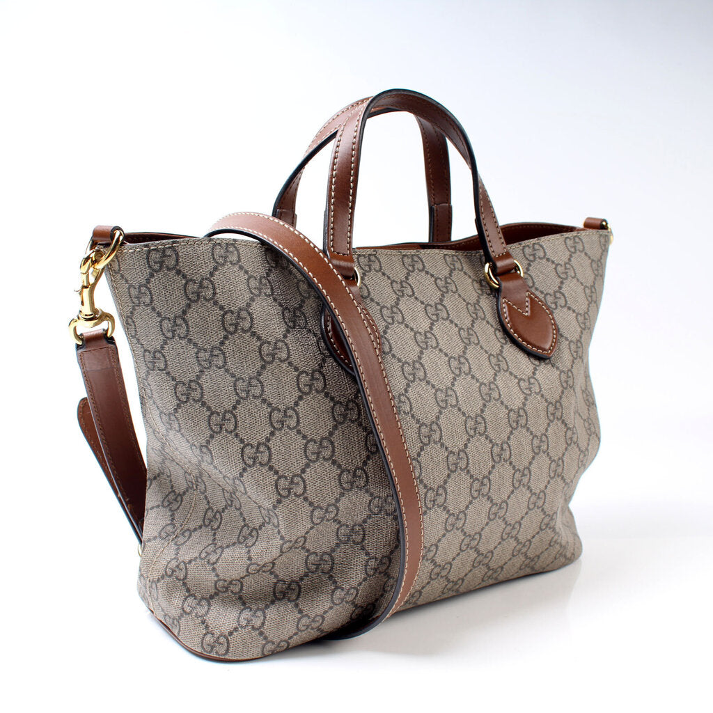 Gucci 473887 GG Supreme Small Tote Bag
