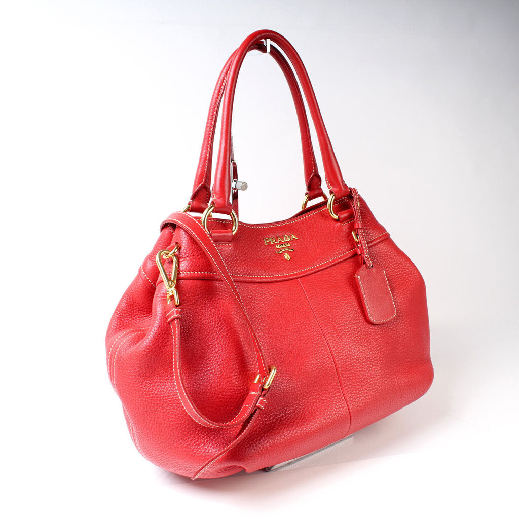 Prada Vitello Daino Lago Bag