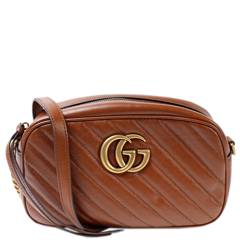 Gucci 447632 Marmont Small Leather Camera Bag