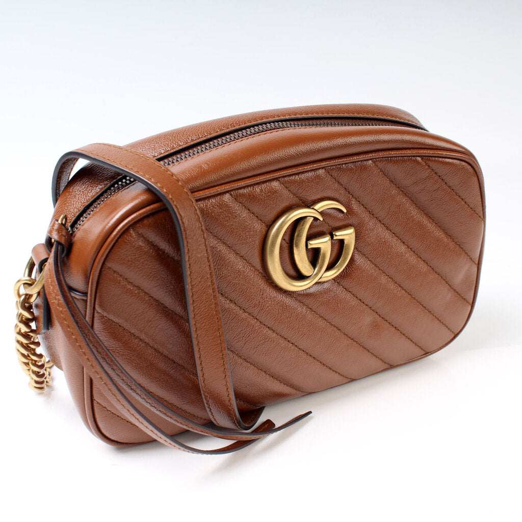 Gucci 447632 Marmont Small Leather Camera Bag