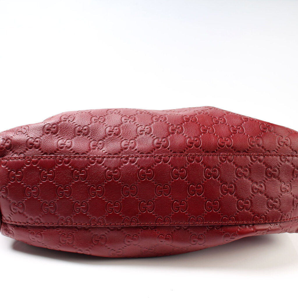 Gucci 211944 Sukey GG Leather Medium Bag
