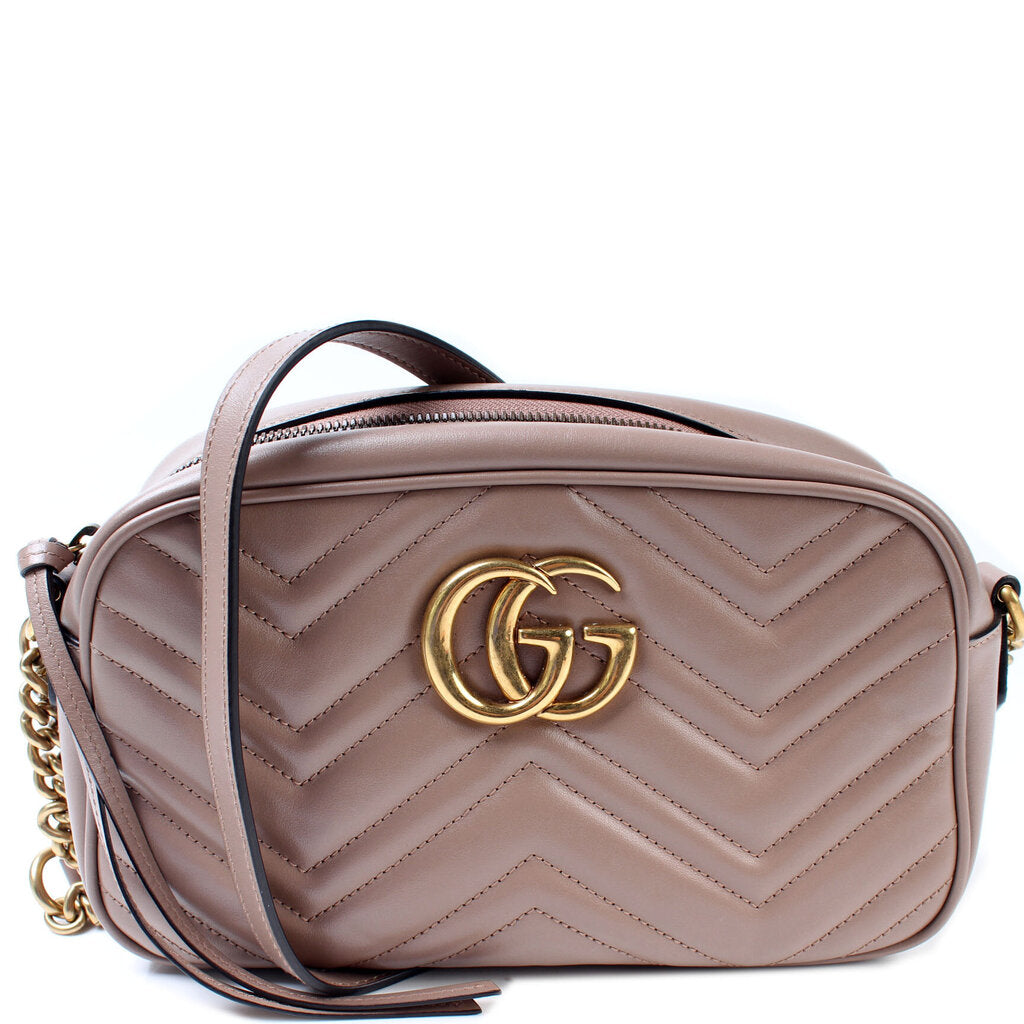 Gucci 447632 Marmont Small Leather Camera Bag