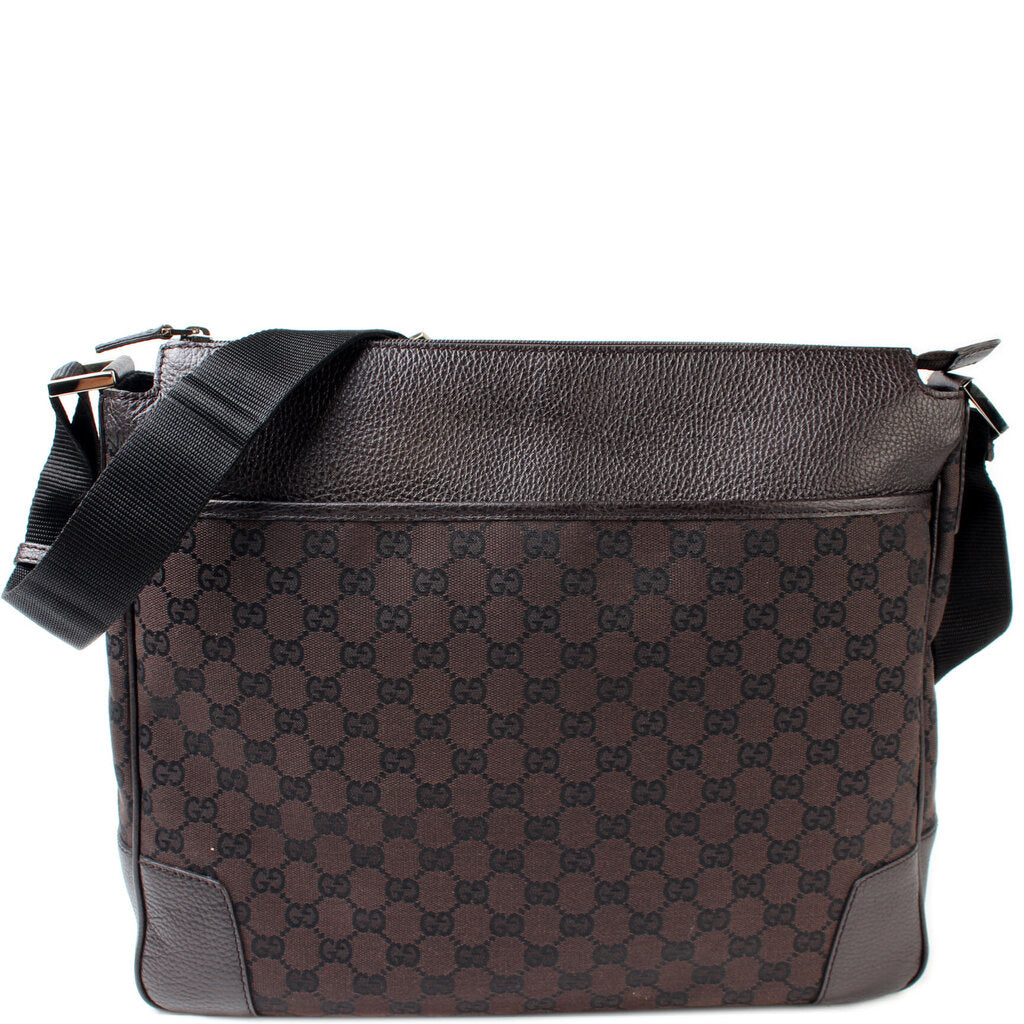 Gucci 282527 GG Canvas Messenger Bag