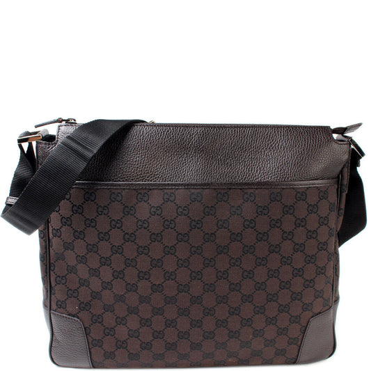 Gucci 282527 GG Canvas Messenger Bag