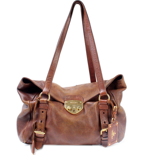 Prada Cervo Antik Easy Flap Bag