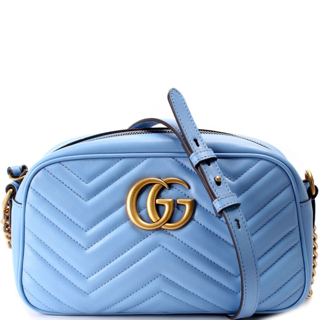 Gucci 447632 Marmont Small Leather Camera Bag