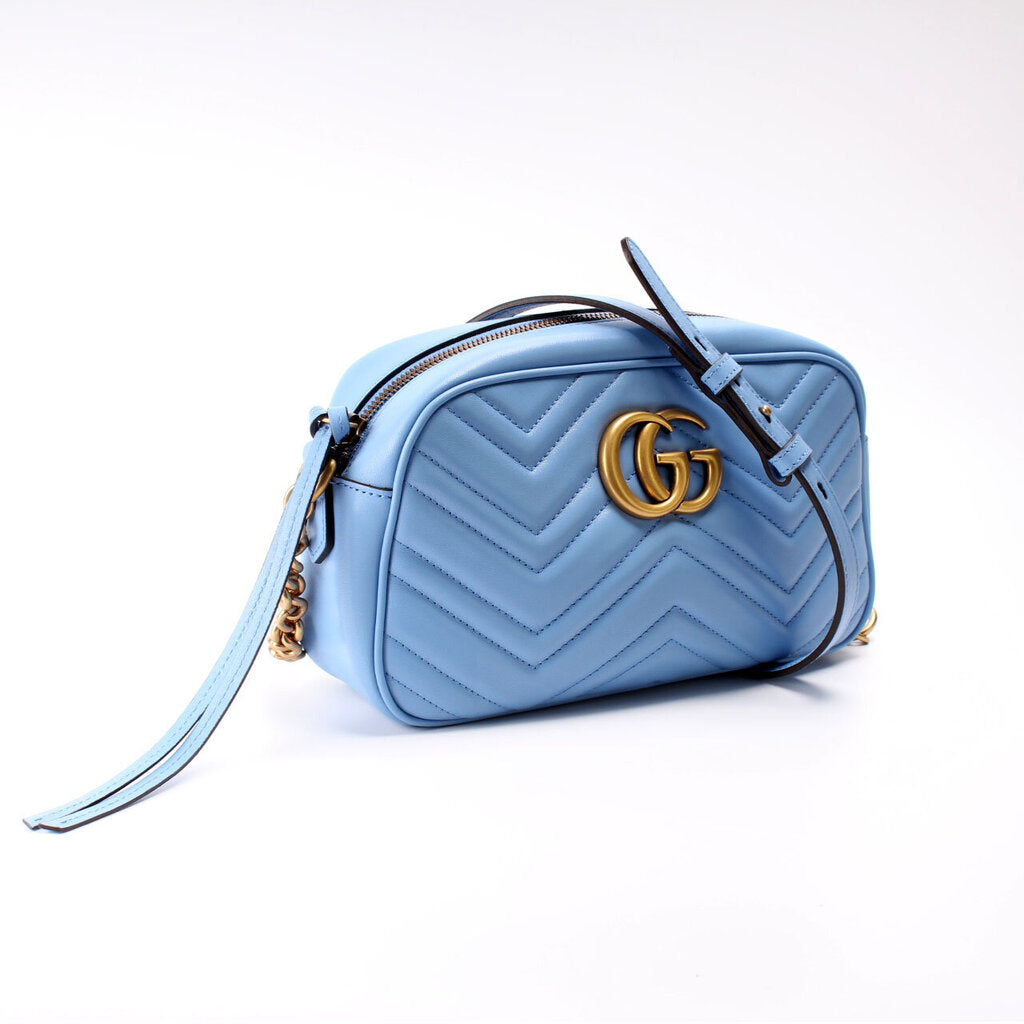 Gucci 447632 Marmont Small Leather Camera Bag