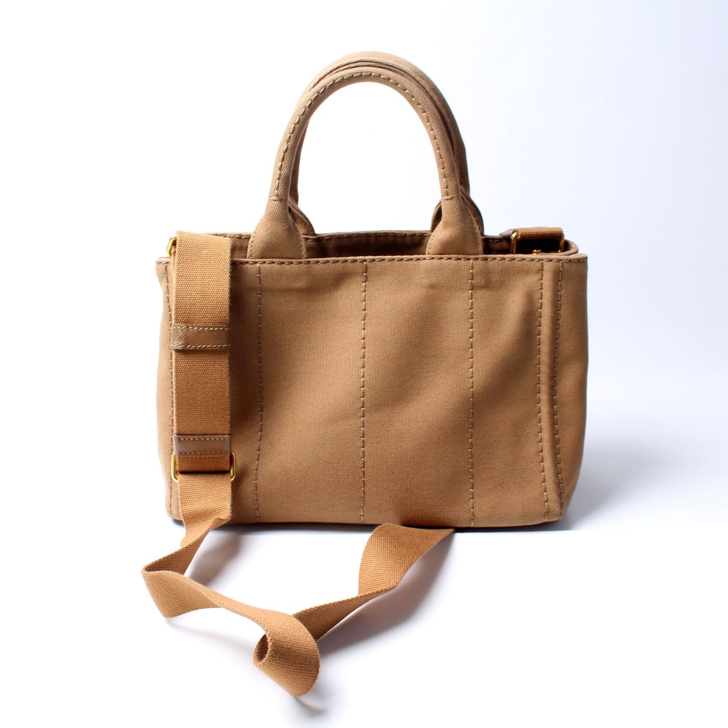 Prada Canapa Canvas Small Tote Bag - Style 2