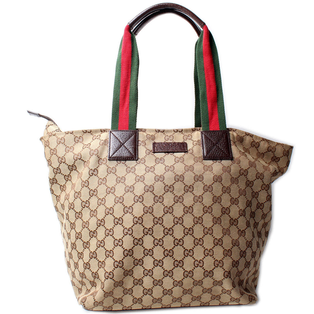 Gucci 131231 Web Handle Tote Bag