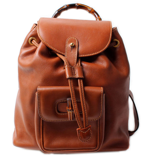Gucci 003.2058.0030 Bamboo Mini Backpack Bag