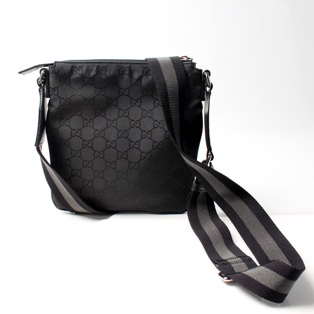 Gucci 449183 GG Nylon Crossbody Bag