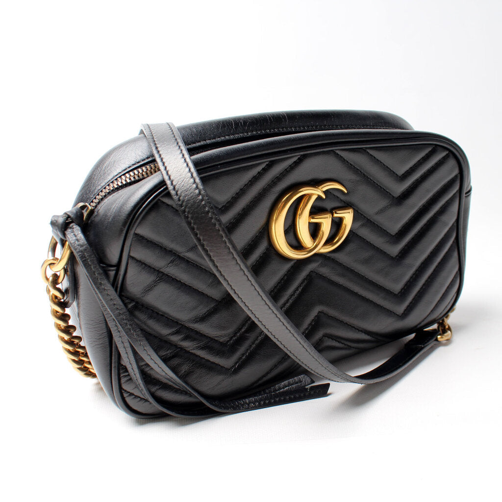 Gucci 447632 Marmont Small Leather Camera Bag