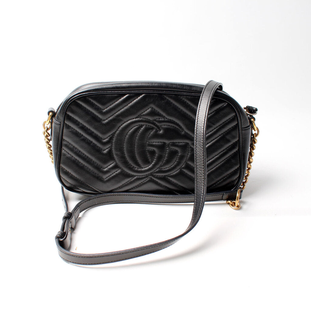 Gucci 447632 Marmont Small Leather Camera Bag