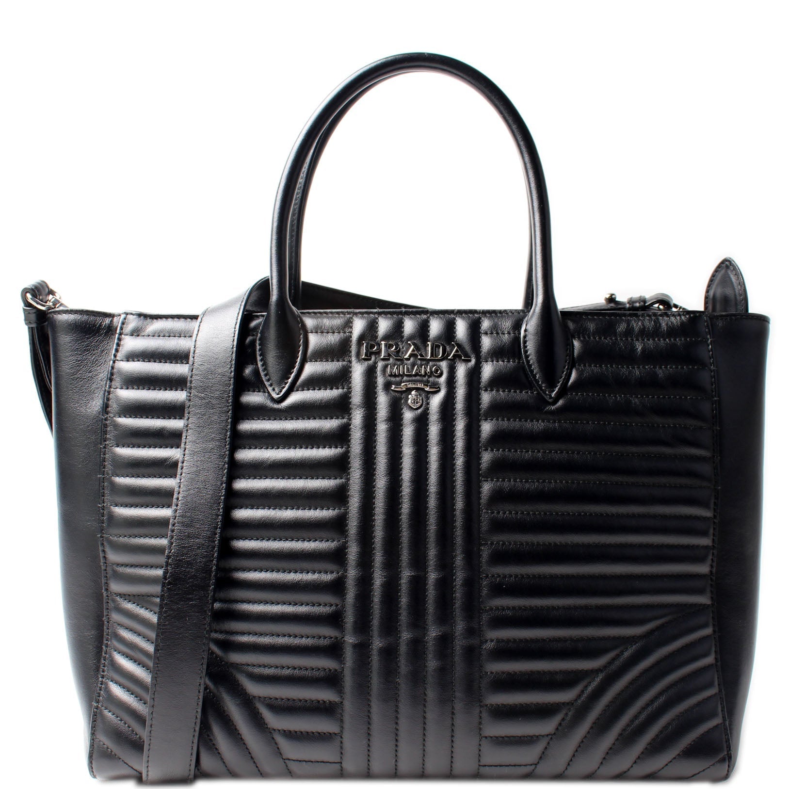 Prada Diagramme Tote 1BA195 Bag