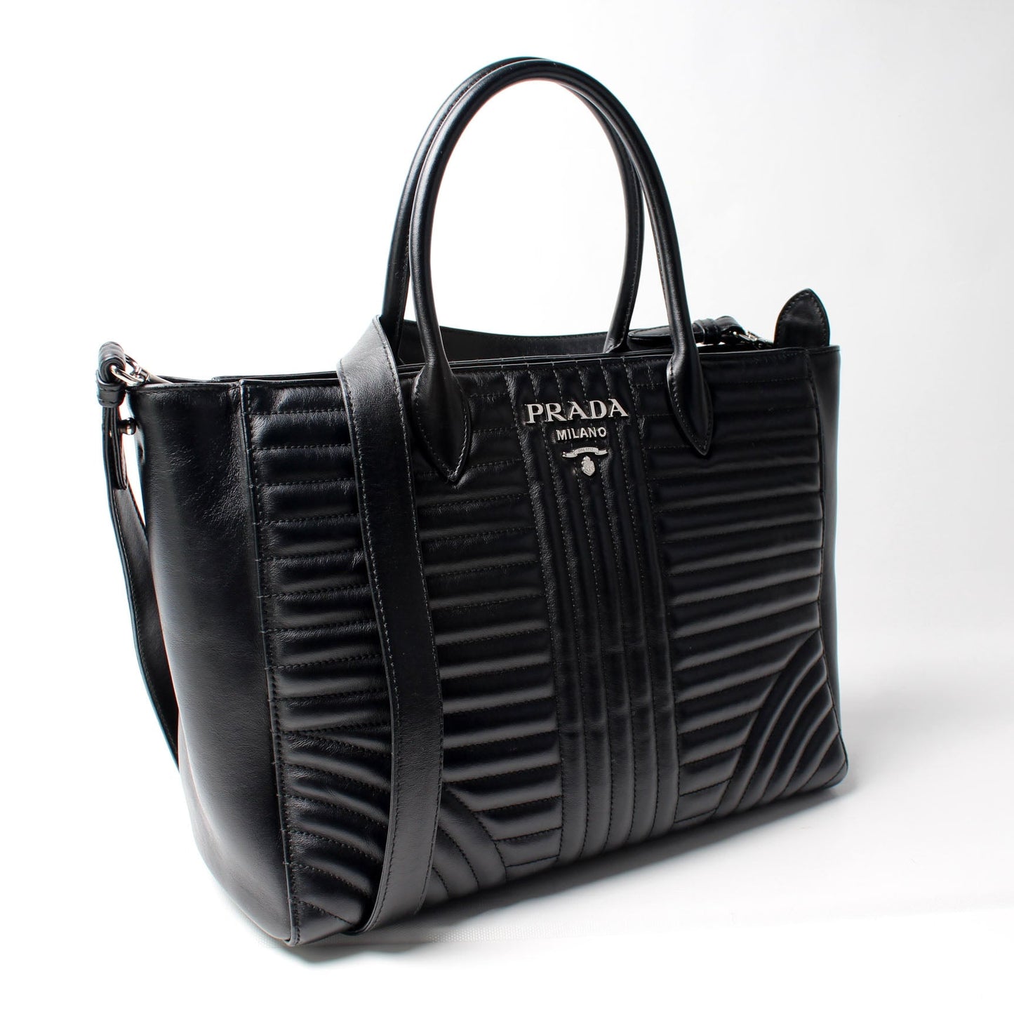 Prada Diagramme Tote 1BA195 Bag