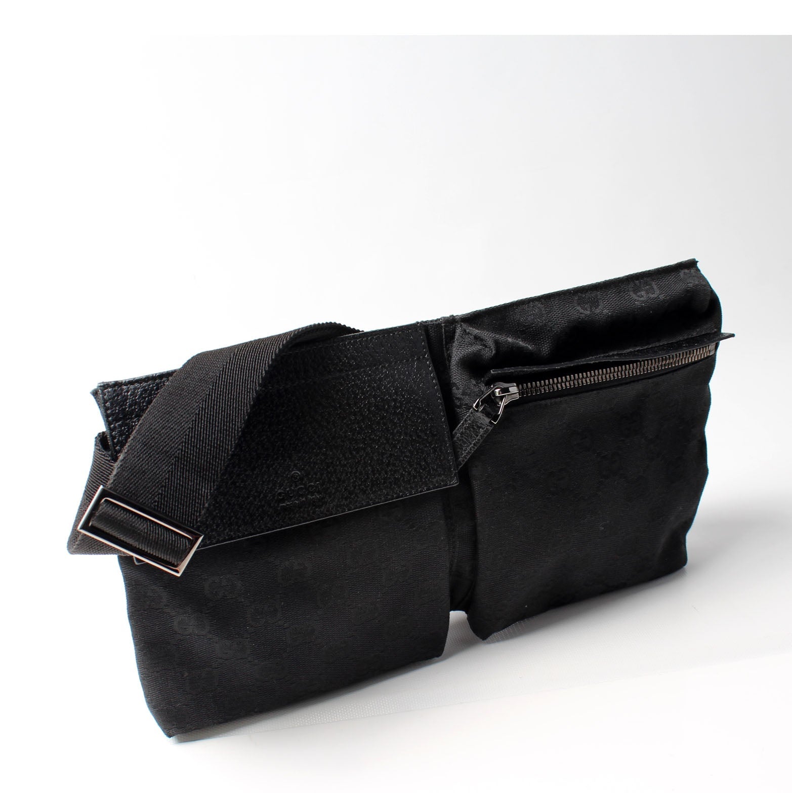 Gucci 28566 GG Canvas Waist Bag