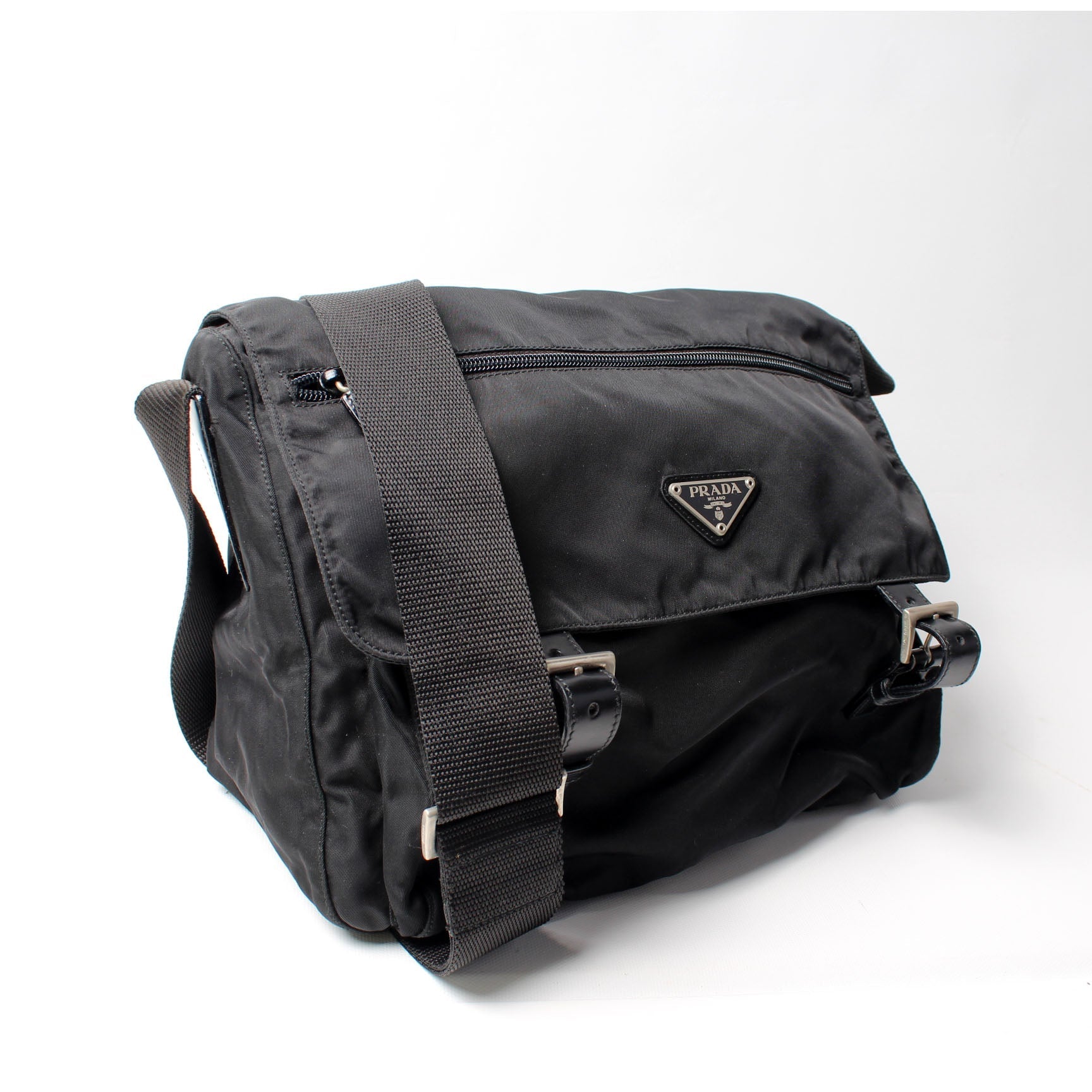 Prada Tessuto Nylon Messenger Bag