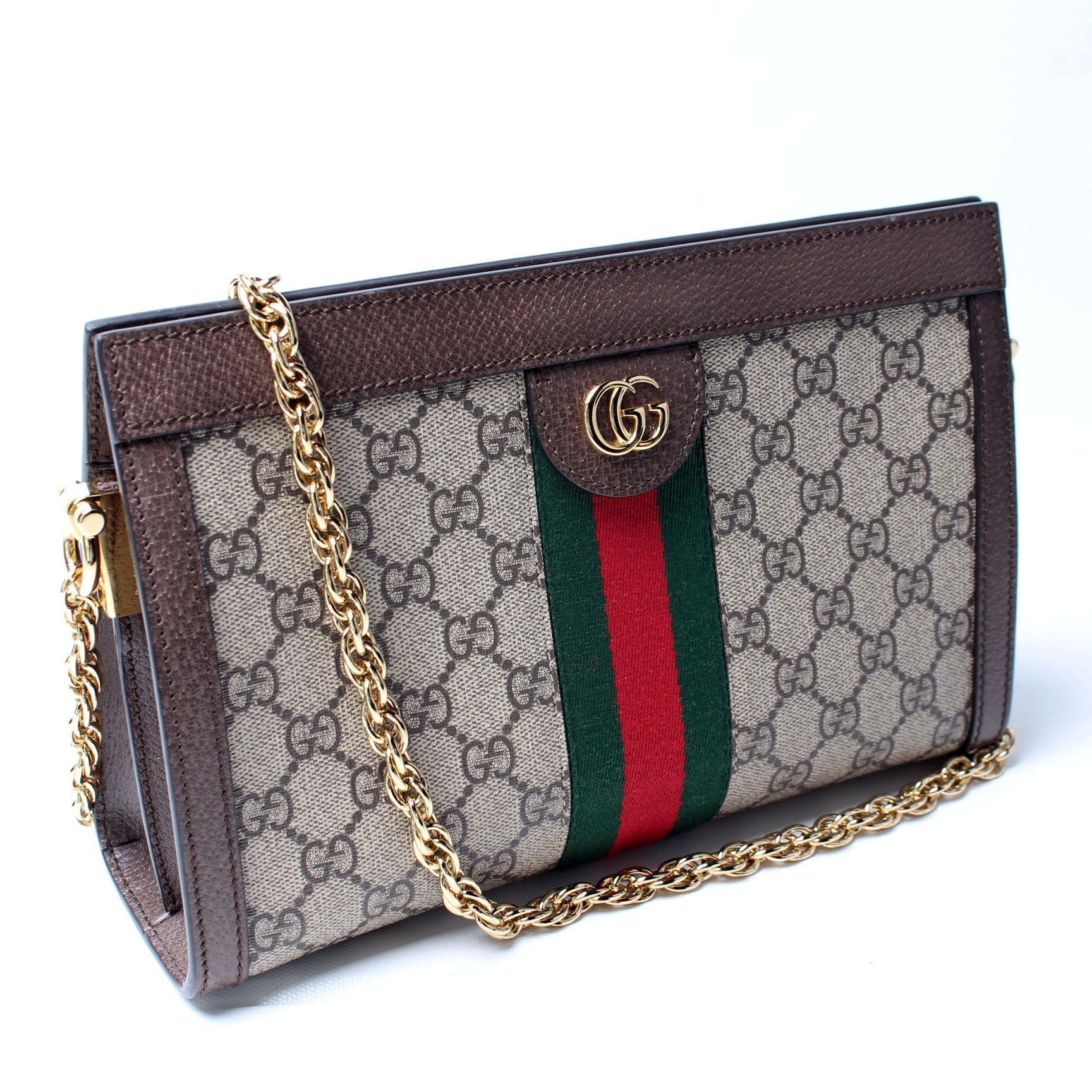 Gucci 503877 GG Supreme Ophidia Small Chain Bag