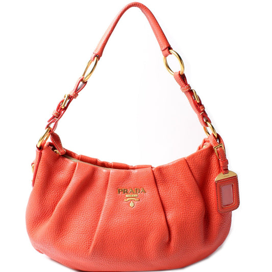 Prada Vitello Daino Hobo Small Bag