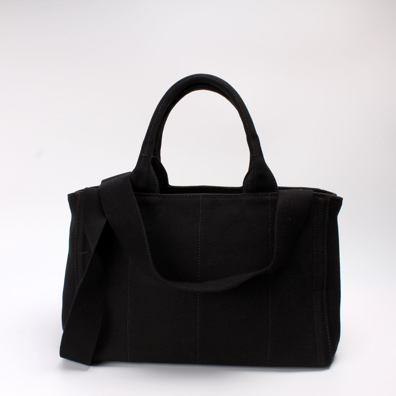 Prada Canapa Canvas Small Tote Bag