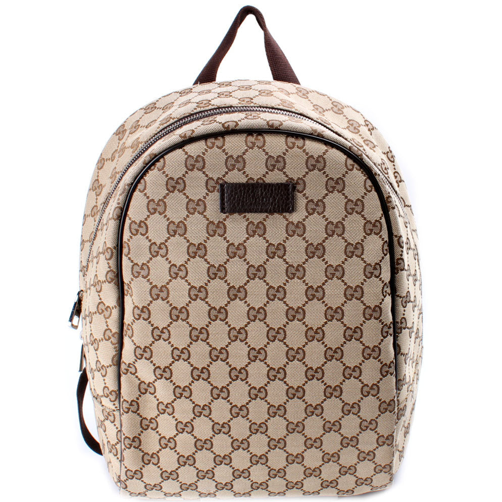 Gucci 449906 GG Canvas Travel Backpack Bag