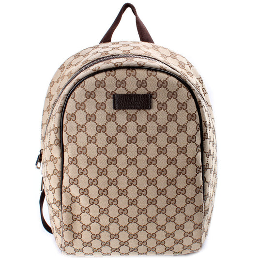 Gucci 449906 GG Canvas Travel Backpack Bag