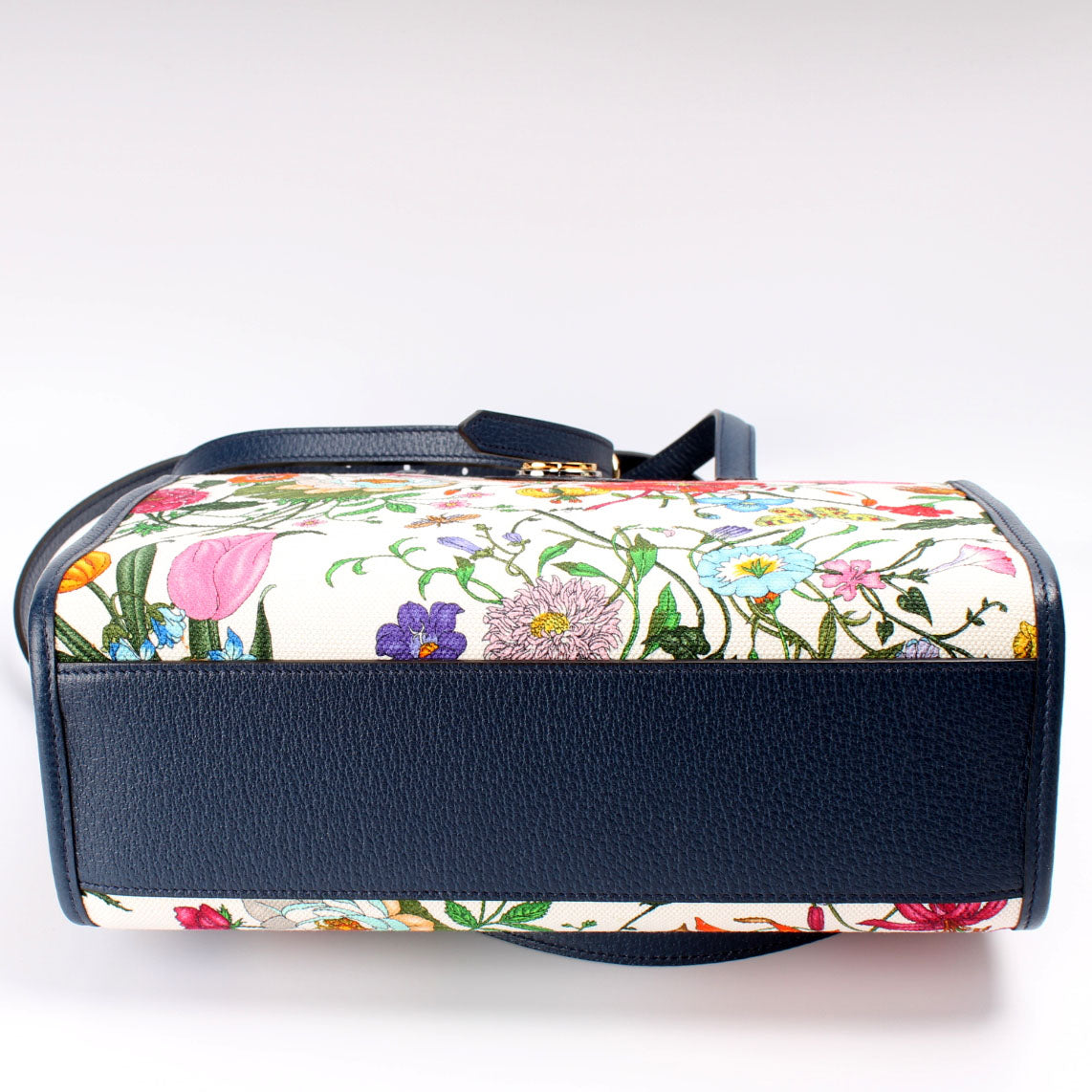 Gucci 550141 Canvas Floral Tote Medium Bag
