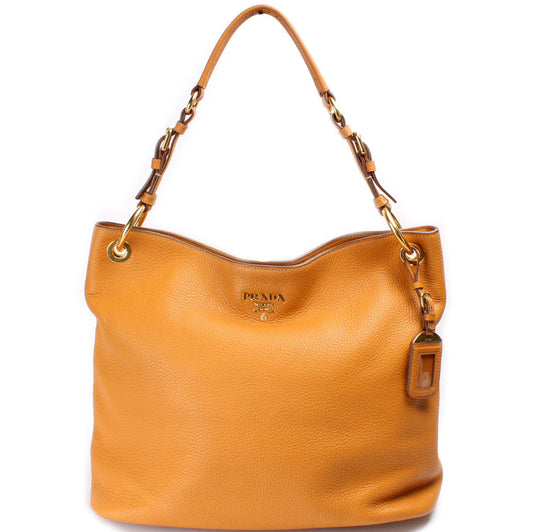 Prada Vitello Daino Hobo Large Bag