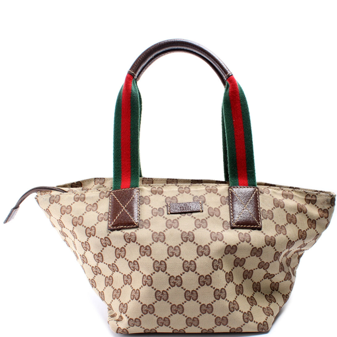 Gucci 131228 GG Canvas Tote Bag