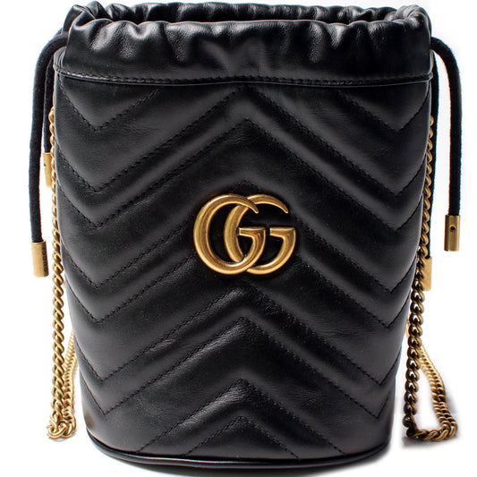Gucci 575163 Marmont Mini Bucket Bag