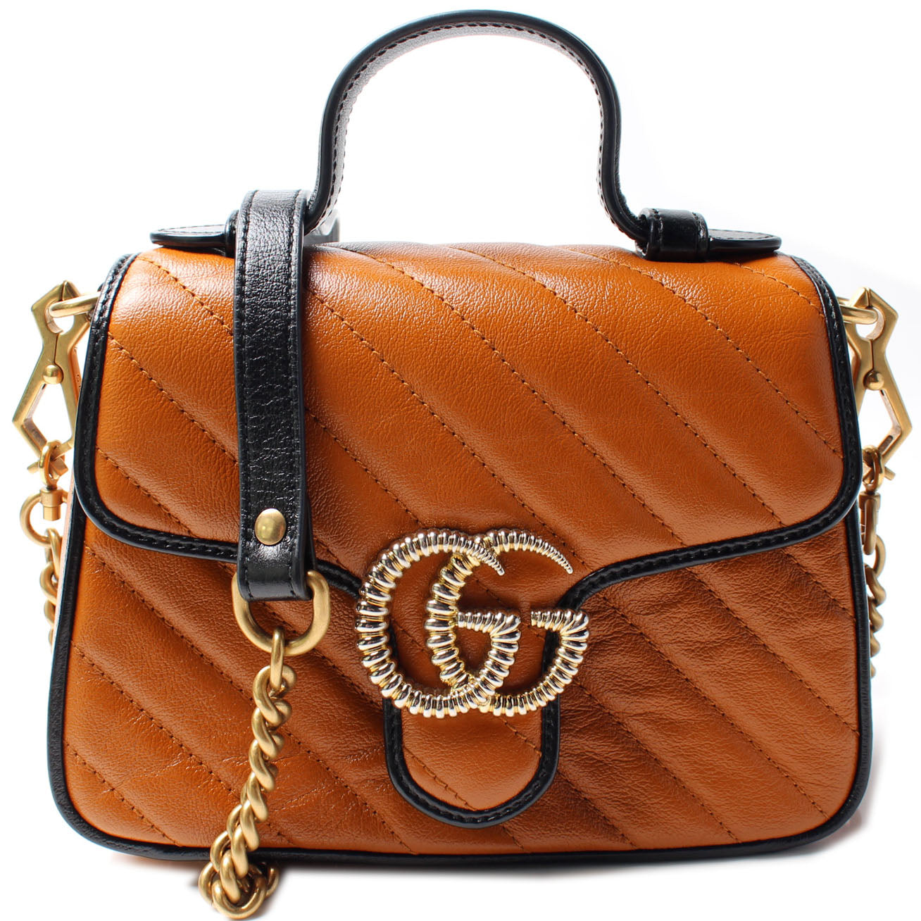 Gucci 583571 Marmont Mini Top Handle Bag