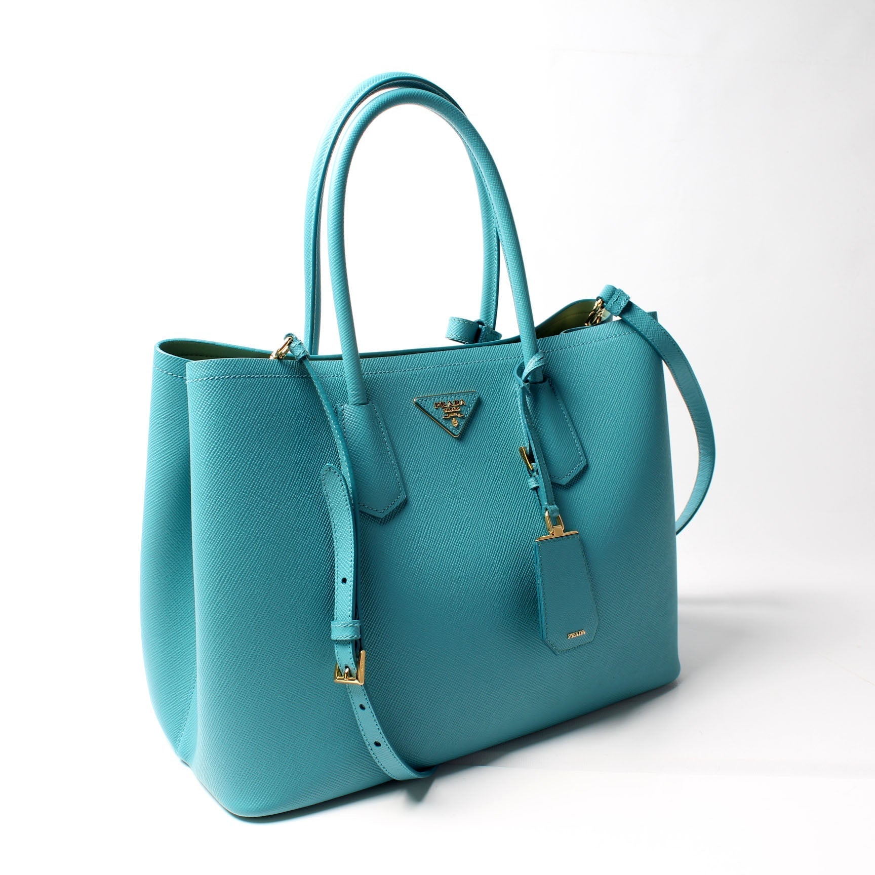 Prada Saffiano Cuir Double Large Bag - Style 2