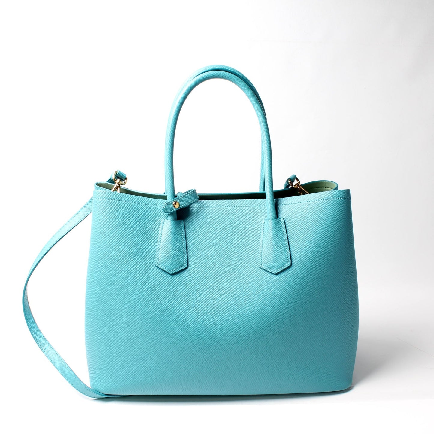 Prada Saffiano Cuir Double Large Bag - Style 2