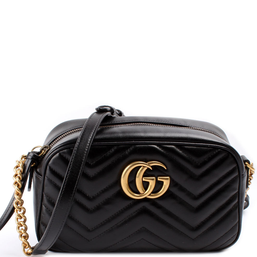 Gucci 447632 Marmont Small Leather Camera Bag