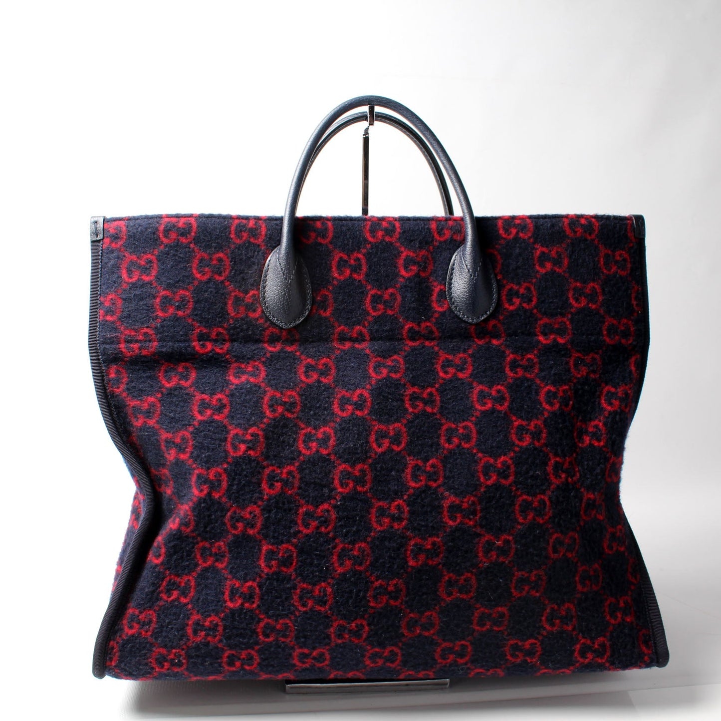 Gucci 598169 GG Wool Tote Bag