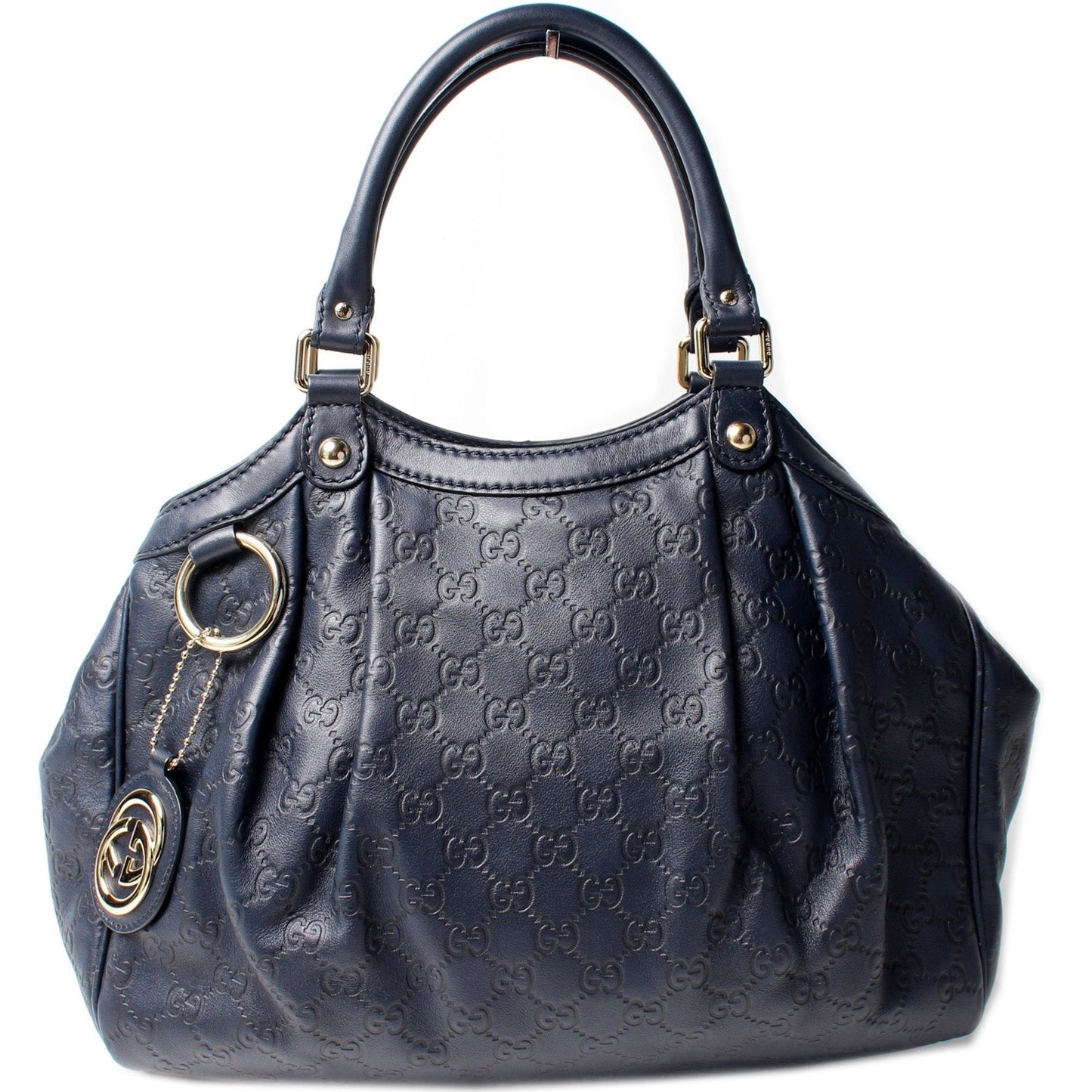 Gucci 211944 Sukey GG Leather Medium Bag