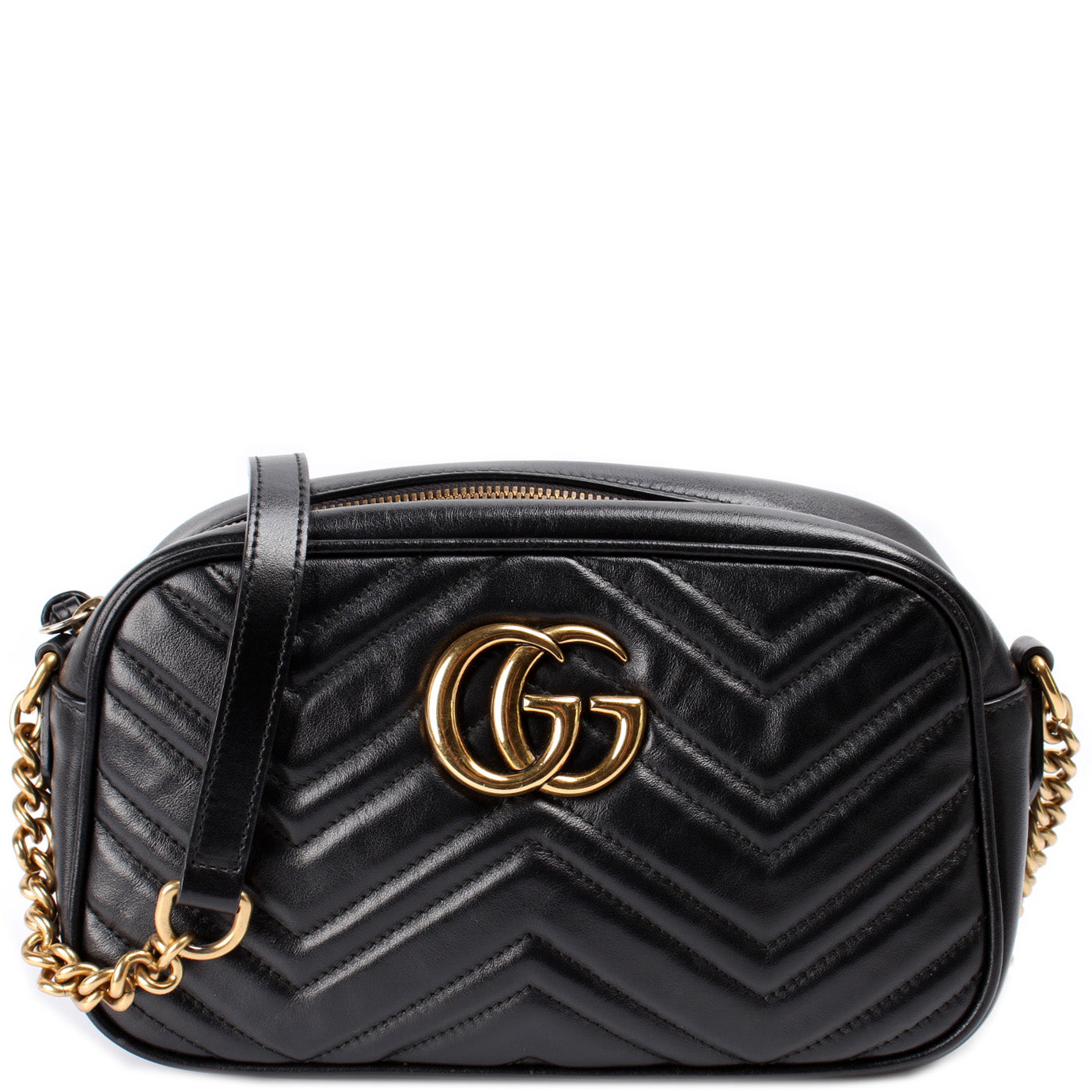 Gucci 447632 Marmont Small Leather Camera Bag