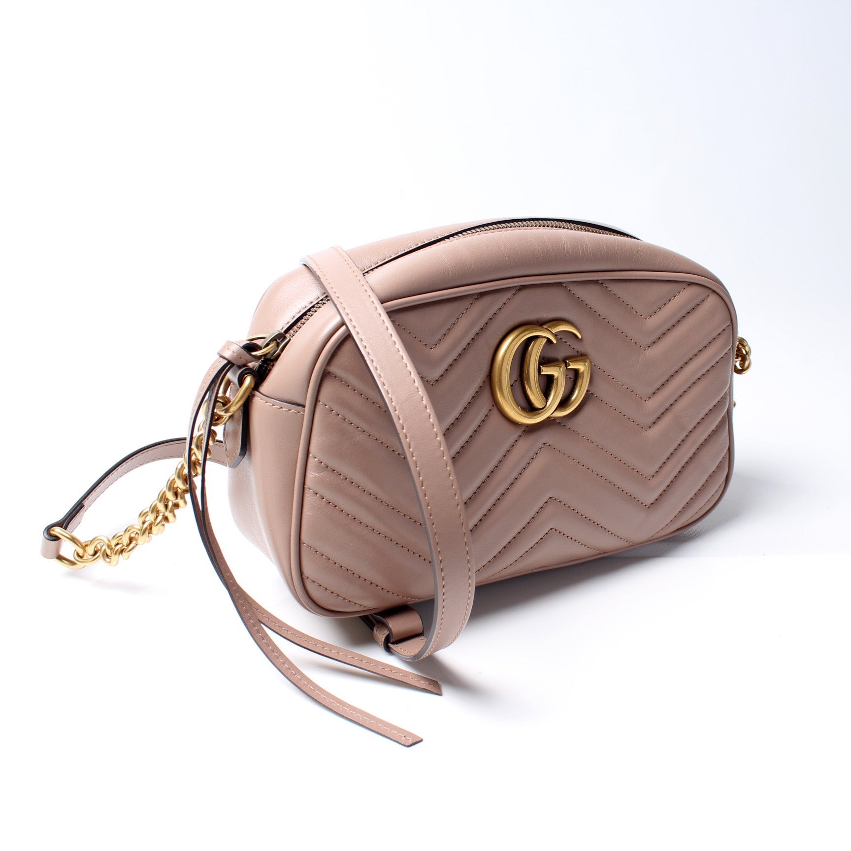 Gucci 447632 Marmont Small Leather Camera Bag