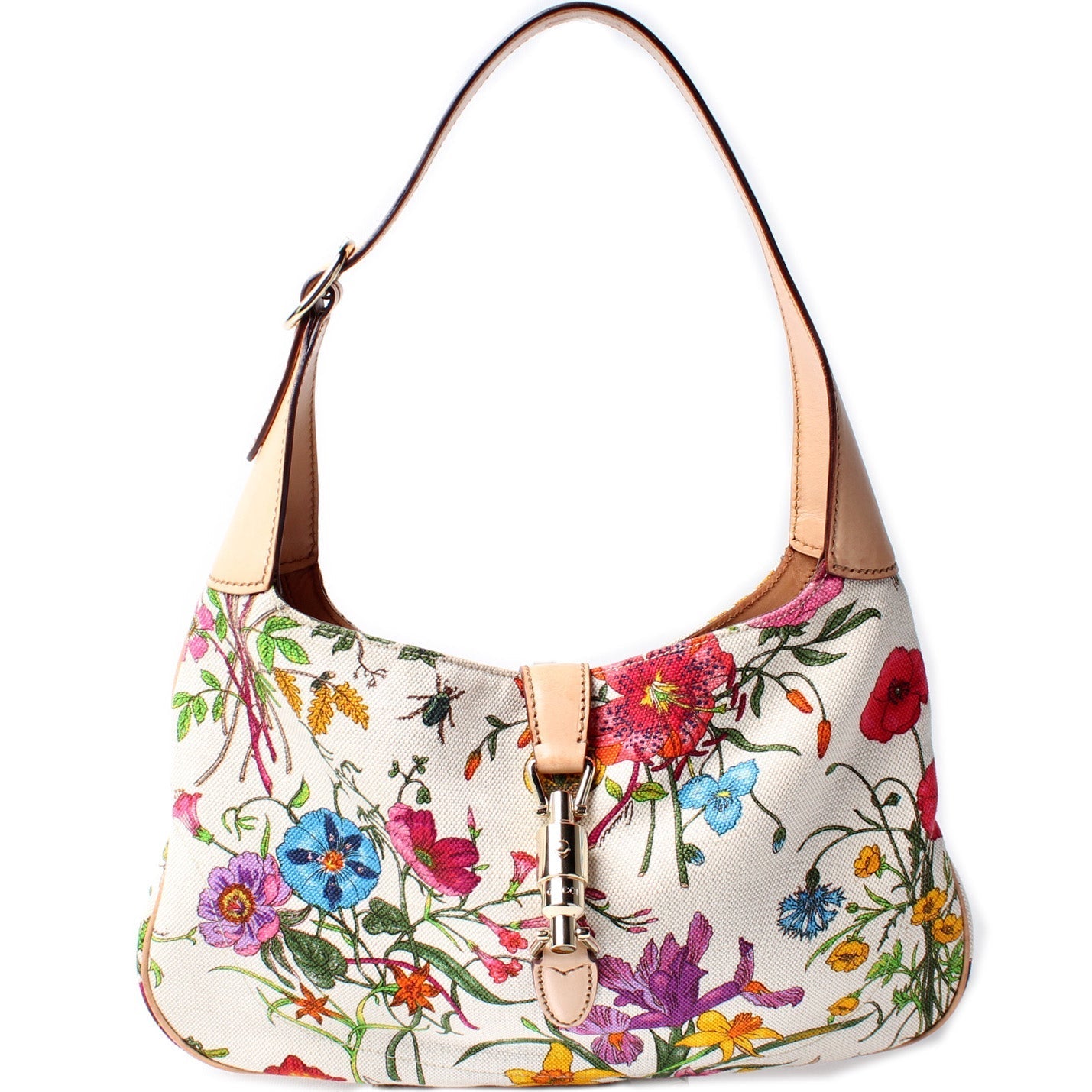 Gucci 137335 Jackie O Flora Bag